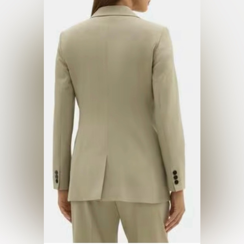 Theory 3-Piece Suit (Blazer & Two Trousers) in Soft Sage